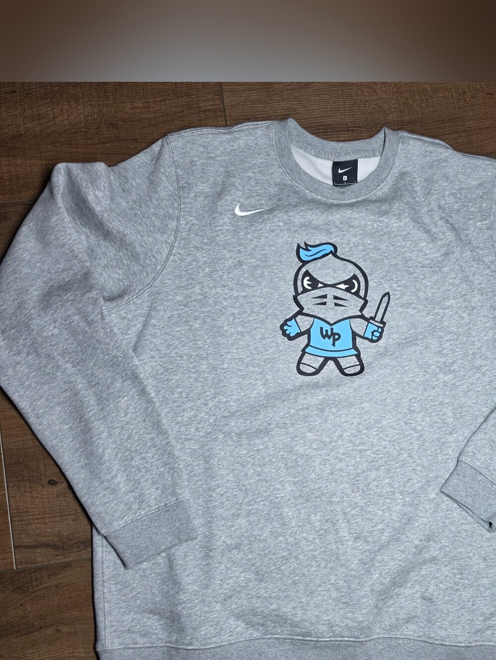 Nike UWF West Florida Argonauts Tokyodachi Crewneck Sweatshirt Gray Men L